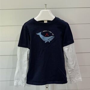 🐋Janie & Jack Long Sleeve Shirt Boys size 8